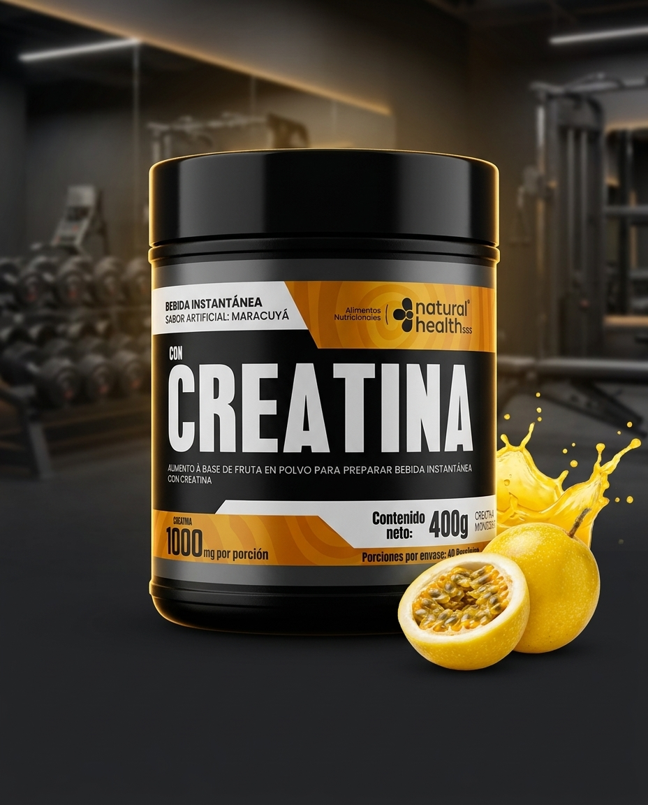 Creatina Maracuyá Natural Health x400g
